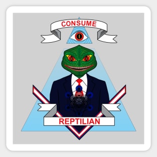 Consume Reptilian Sticker